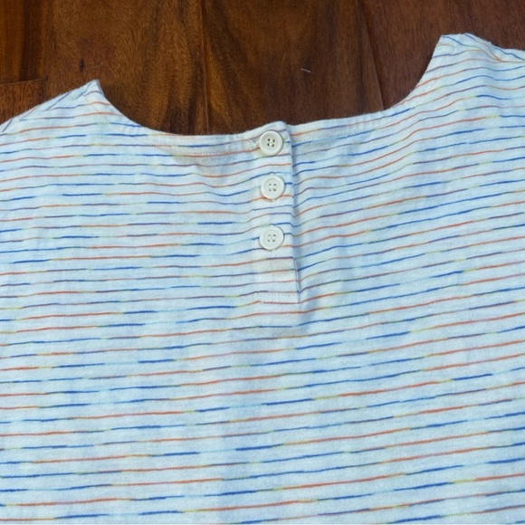 Talbots Space Dye Pocket Tee. Size Large. - Picture 4 of 8